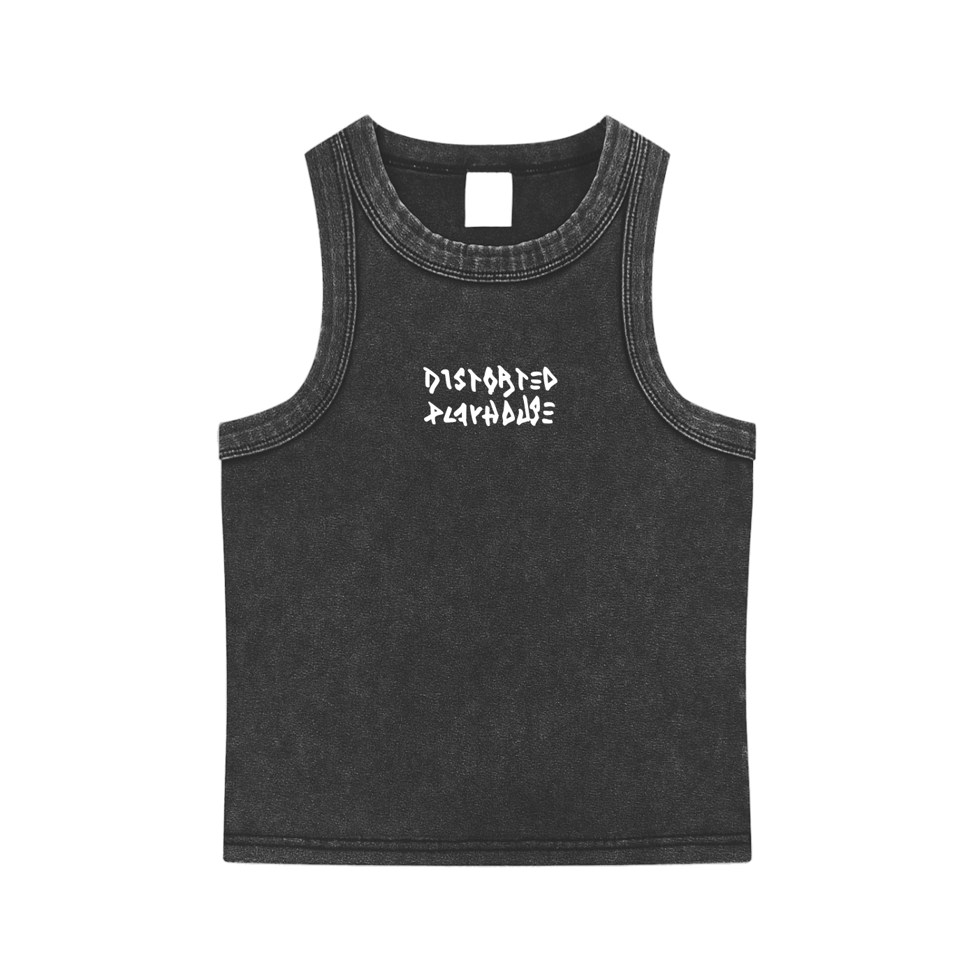 Everyday Error Rib Tank - Black