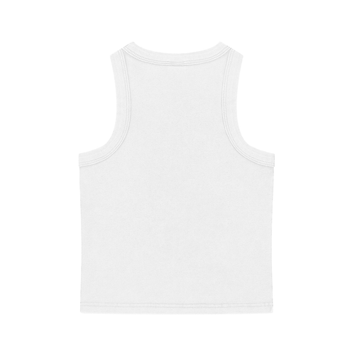 Everyday Error Rib Tank - White