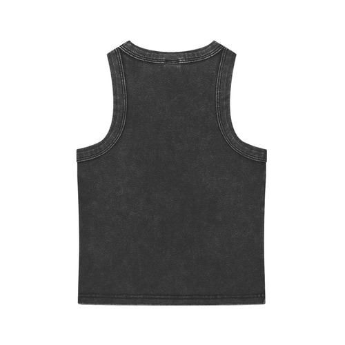 Everyday Error Rib Tank - Black